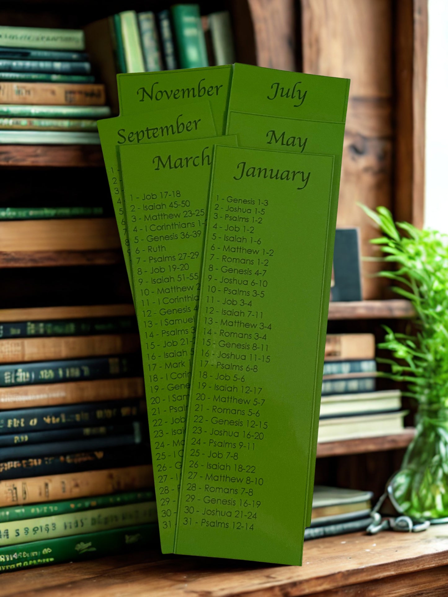Bible Reading Plan Bookmarks