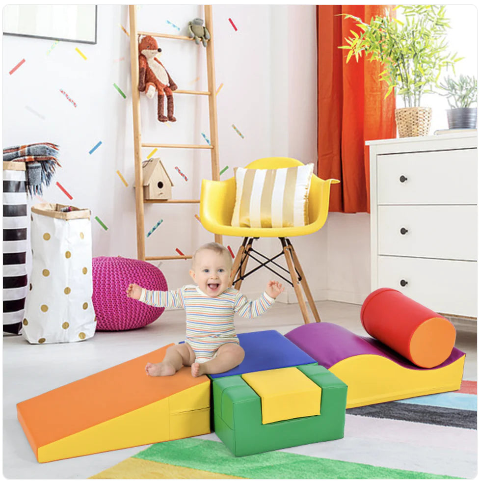 6-in-1 Colorful Soft Foam Crawl Playset